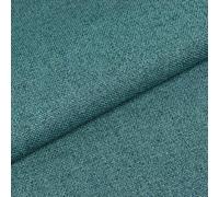 GIURI TESSUTI - PENELOPE, Tessuto Effetto Canapone - Idrorepellente e Antimacchia, Ideale per Arredo e Tappezzeria - Altezza 140 cm (Al Metro, Turchese)