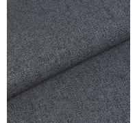 GIURI TESSUTI - PENELOPE, Tessuto Effetto Canapone - Idrorepellente e Antimacchia, Ideale per Arredo e Tappezzeria - Altezza 140 cm (3 Metri, Grigio Petrolio)
