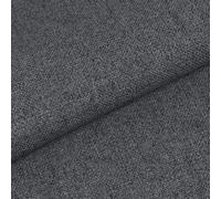 GIURI TESSUTI - PENELOPE, Tessuto Effetto Canapone - Idrorepellente e Antimacchia, Ideale per Arredo e Tappezzeria - Altezza 140 cm (3 Metri, Grigio)
