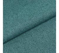 GIURI TESSUTI - PENELOPE, Tessuto Effetto Canapone - Idrorepellente e Antimacchia, Ideale per Arredo e Tappezzeria - Altezza 140 cm (5 Metri, Turchese)