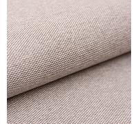 GIURI TESSUTI - Tessuto OXFORD CANVAS Idrorepellente, Antimacchia, Ideale per ARREDO e TAPPEZZERIA DI INTERNI - Altezza 140 CM (AL METRO, TORTORA CHIARO)