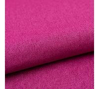 GIURI TESSUTI - Tessuto OXFORD CANVAS Idrorepellente, Antimacchia, Ideale per ARREDO e TAPPEZZERIA DI INTERNI - Altezza 140 CM (5 MT, FUCSIA)