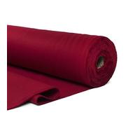 Giuri Tessuti - VEGAS Panno da gioco, Copritavolo per Poker, Blackjack, Giochi di Società, Carte e Dadi (180 CM, ROSSO)