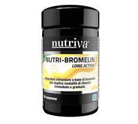 GIURIATI GROUP Srl NUTRIVA BROMELIN LONG ACTION 30 COMPRESSE 1000 MG SENZA GLUTINE NATURALMENTE PRIVO DI LATTOSIO