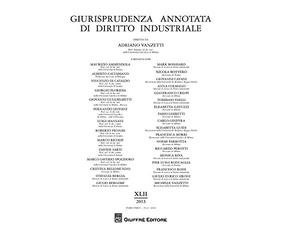Giurisprudenza annotata di diritto industriale 2013