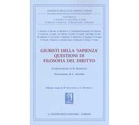 Giuristi della «Sapienza». Questioni di filosofia del diritto