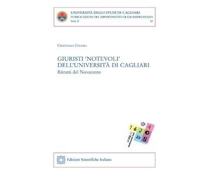 Giuristi «notevoli» dell'Università di Cagliari