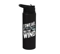 Giuro che era il vento - Divertente drone FPV Stainless Steel Insulated Water Bottle