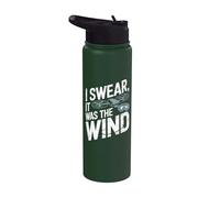 Giuro che era il vento - Divertente drone FPV Stainless Steel Insulated Water Bottle