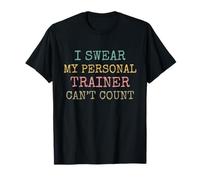 Giuro che il mio personal trainer non può contare divertente palestra fuori Maglietta