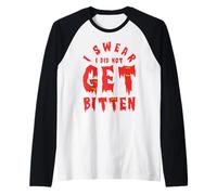 Giuro Che Non Sono Stato morso, Zombi esilarante Maglia con Maniche Raglan