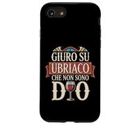 Giuro su ubriaco che non sono Dio - Ironia Custodia per iPhone SE (2020) / 7/8