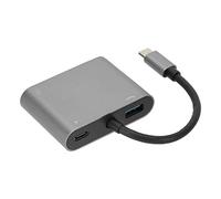 Giurupi 4 In-1 Tipo C a PDHDMIVGAUSB Adattatore Hub Computer Electronics Accessorio Silver