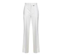 Giuseppe Di Morabito, ,Trousers ,Donna ,Bianco ,S Pantaloni a Zampa Plissettati