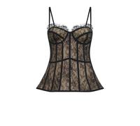Giuseppe Di Morabito, ,Underwear ,Donna ,Nero ,S Top Modellante Peplum