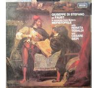 Giuseppe Di Stefano as Faust, with Renata Tebaldi and Cesare Siepi - Excerpts From Boito's Mefistofele - Decca - SET 558