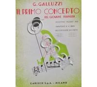 Giuseppe Galluzzi IL PRIMO CONCERTO del giovane pianista - per Pianoforte a 4 mani - ed. Carisch