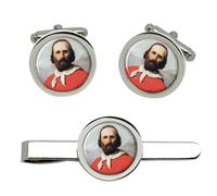 Giuseppe Garibaldi Gemelli E Fermacravatta Set