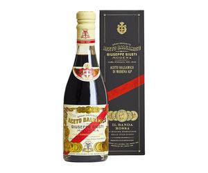 Giuseppe Giusti 5 Medaglie d'Oro Il Banda Rossa Aceto Balsamico di Modena IGP 250 ㎖, Astucciato