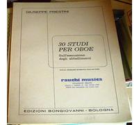 Giuseppe Prestini - 30 Studi per Oboe Abbellimenti Partiture