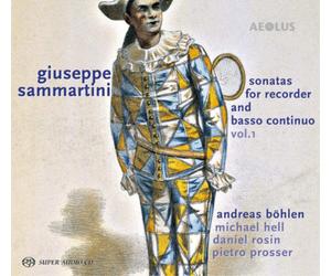 Giuseppe Sammar Giuseppe Sammartini: Sonatas for Recorder and Basso Continu (CD)