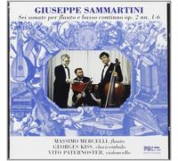 GIUSEPPE SAMMARTINI Sonatas for Flute & Basso (CD)