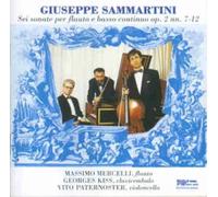 Giuseppe Sammartini Sonate Per Flauto E Basso Continuo Op 2 NN 7-12 (CD)