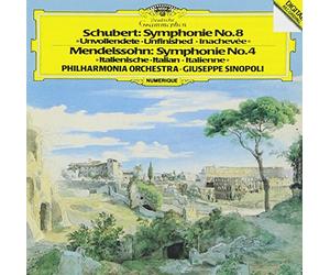 GIUSEPPE SINOPOLI, PHILHARMONIA ORCHESTRA - SCHUBERT:SMPHONY NO.8,MENDELSS