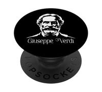 Giuseppe Verdi Compositore Silhouette Musica Classica Opera PopSockets PopGrip Adesivo