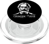 Giuseppe Verdi Compositore Silhouette Musica Classica Opera PopSockets PopGrip per MagSafe