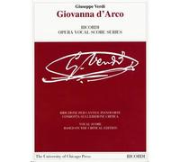 Giuseppe Verdi Giovanna D'Arco (Sheet Music)
