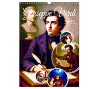 Giuseppe Verdi (Wandkalender 2027 DIN A3 hoch), CALVENDO Monatskalender