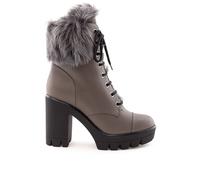 Giuseppe Zanotti Beige Eco Leather Lace-Up Boots - EU41/US11