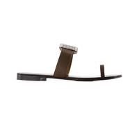 Giuseppe Zanotti - Ciabatte Flat Blahir - - Shoes - Donna - Marrone - 39 EU