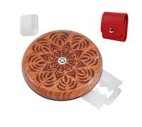 GIUSOBG Lama Pane, Coltello da panettiere per pane con 15 lama a rasoio, Taglierina per Pane, Pasta di Punteggio Tagliando, strumento di taglio per tagliare il pane (Modello di giglio)