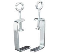 Giussani Rapid mor059aq Set 2 pz. Morsetto Professionale Multiuso Pesante da Banco in Acciaio Zincato,Apertura 100 mm