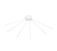 Giussani Rapid Sb063 b b Stendibiancheria per Stufa Bianco ,Adatto per Tubi Stufa Pellet e Normali Regolabile da cm. 8 a cm. 13