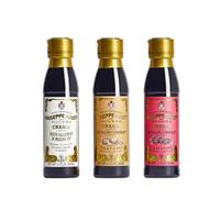 Giusti - Crema a base di Aceto Balsamico di Modena IGP - Classica, Lampone, Tartufo - 3 x 150 ml