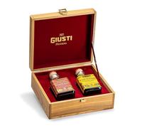 Giusti - Duetto in legno Aceto Balsamico di Modena 3 & 4 Medaglie d’oro-2x 250ml