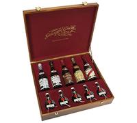 Giusti - Lo Scrigno - Collezione di Aceti Balsamici di Modena IGP e Condimenti Monolegno - 5x250ml + 5x40ml