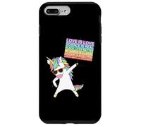 Giustizia sociale Unicorn Protest donne uguaglianza egualitario Custodia per iPhone 7 Plus/8 Plus
