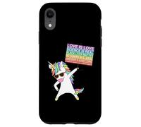 Giustizia sociale Unicorn Protest donne uguaglianza egualitario Custodia per iPhone XR