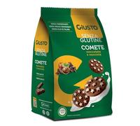 Giusto Biscotti Comete senza glutine con cioccolato e nocciola, senza olio di palma, 200 g