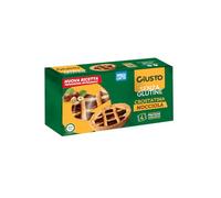 Giusto Crostatine Cacao e Nocciola Senza Glutine, Snack per Colazione e Merenda, Senza Olio di Palma, 4 x 45 g
