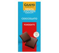 Giusto Senza Zucchero Tavoletta Al Cioccolato Fondente 85g