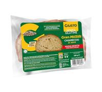 Giusto Gran Morbido ai Semi Senza Glutine, Pane Casereccio Morbido già Pronto, 190 g