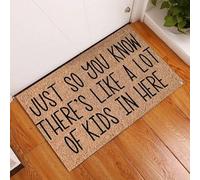 Giusto Per Farti Sapere Che Ci Sono Un Sacco Di Bambini Qui Dentro Tappetino Antiscivolo Asciugatura Rapida Zerbini Di Benvenuto Moderno Tappeto Doccia Per Porta Interni Interno 40 X 60Cm