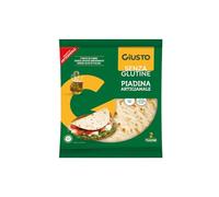 Giusto Piadina Romagnola Senza Glutine, Sfoglia Sottile, la Confezione contiene 2 Piadine, 220 g