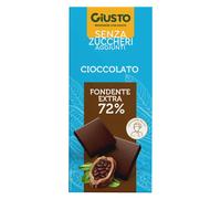giusto senza zucchero tavoletta extra fondente 85 g