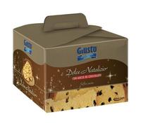 Giusto senza zucchero dolce natalizio panettone gocce cioccolato 600 g